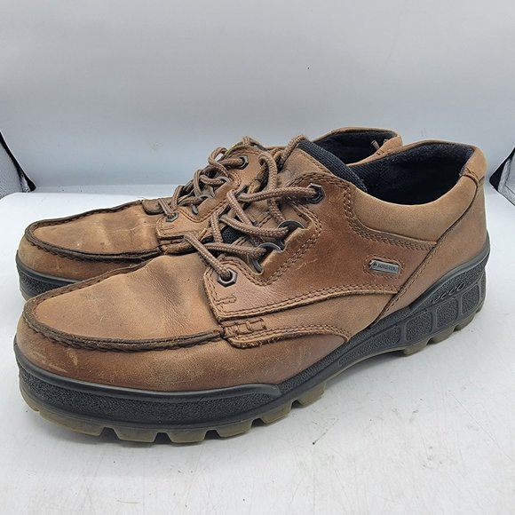 Ecco Track II Low Gore-Tex Waterproof Hiking Shoes Brown Leather Mens Size 43 EU main image 6